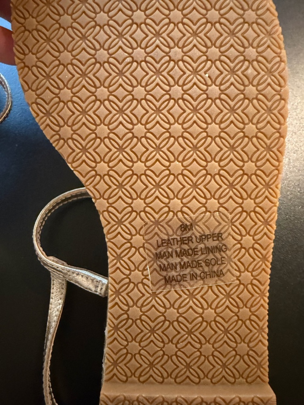 Lilly Pulitzer Gold T-Strap Sandals - Picture 8 of 11